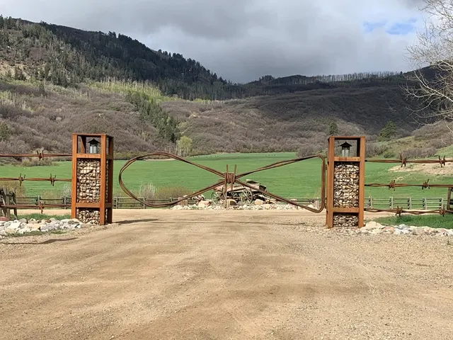 Gates & Automation fence by AgriTek — installation example