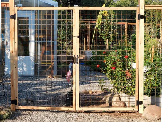 Post & Rail with Wire fence by AgriTek — installation example