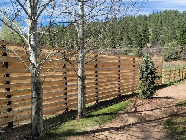Privacy Fence fence by AgriTek — installation example