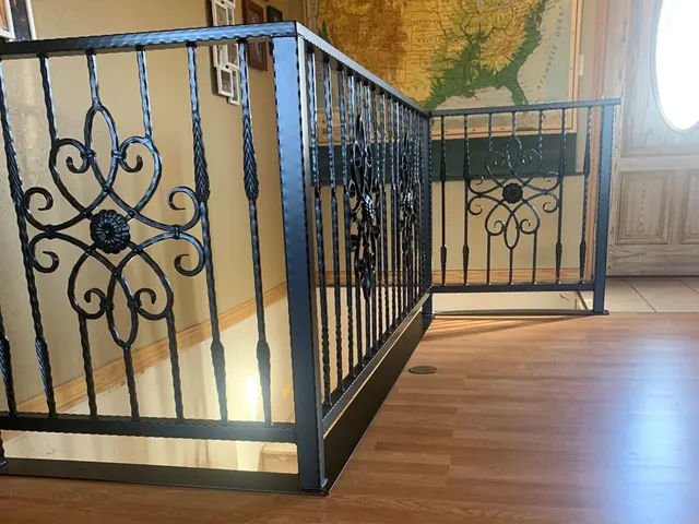 Railing fence by AgriTek — installation example