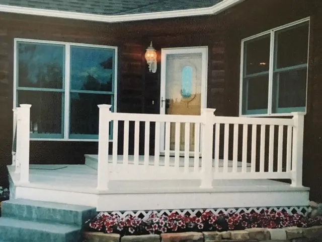 Railing fence by AgriTek — installation example