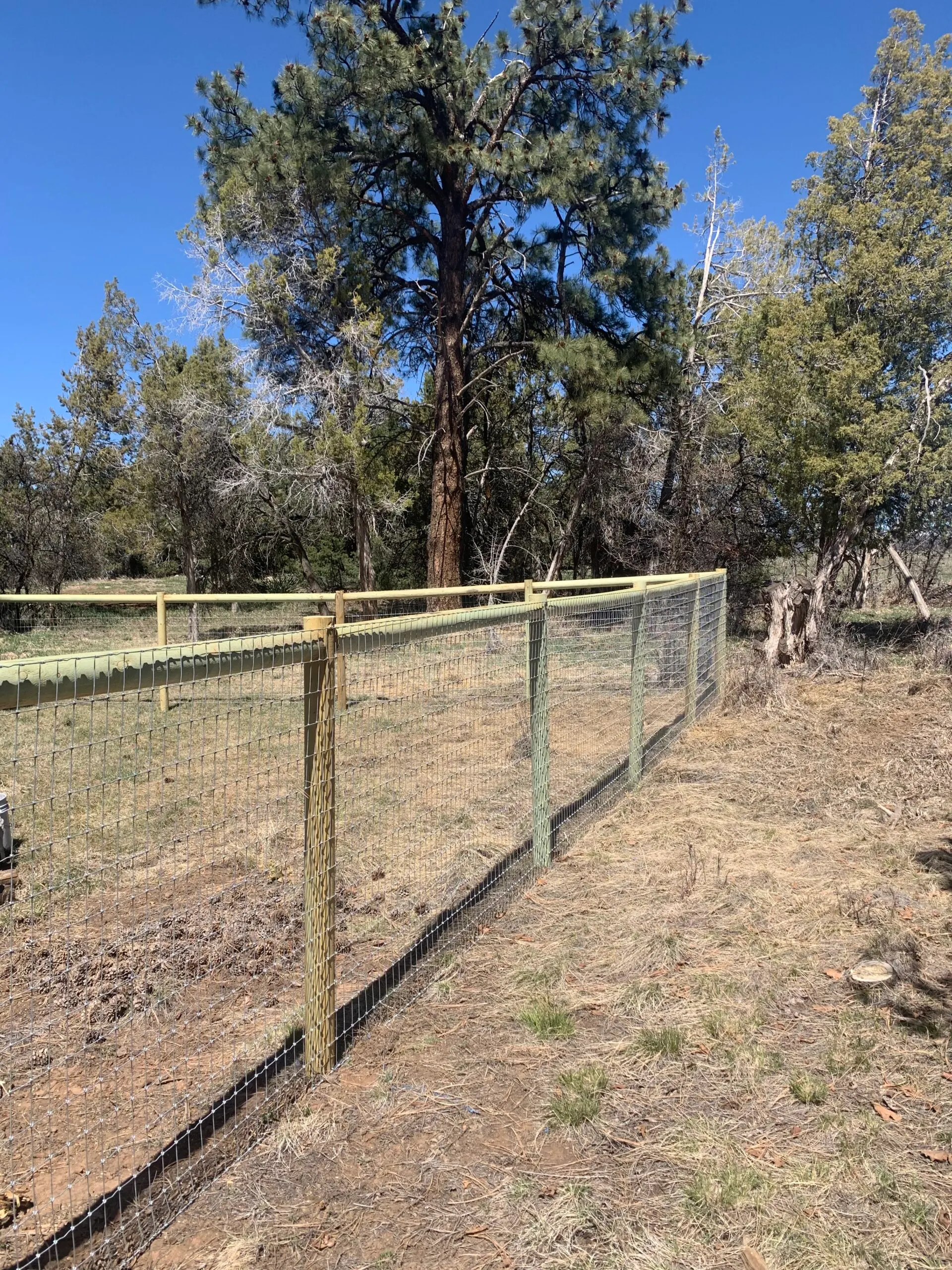 Wire Fence fence by AgriTek — installation example