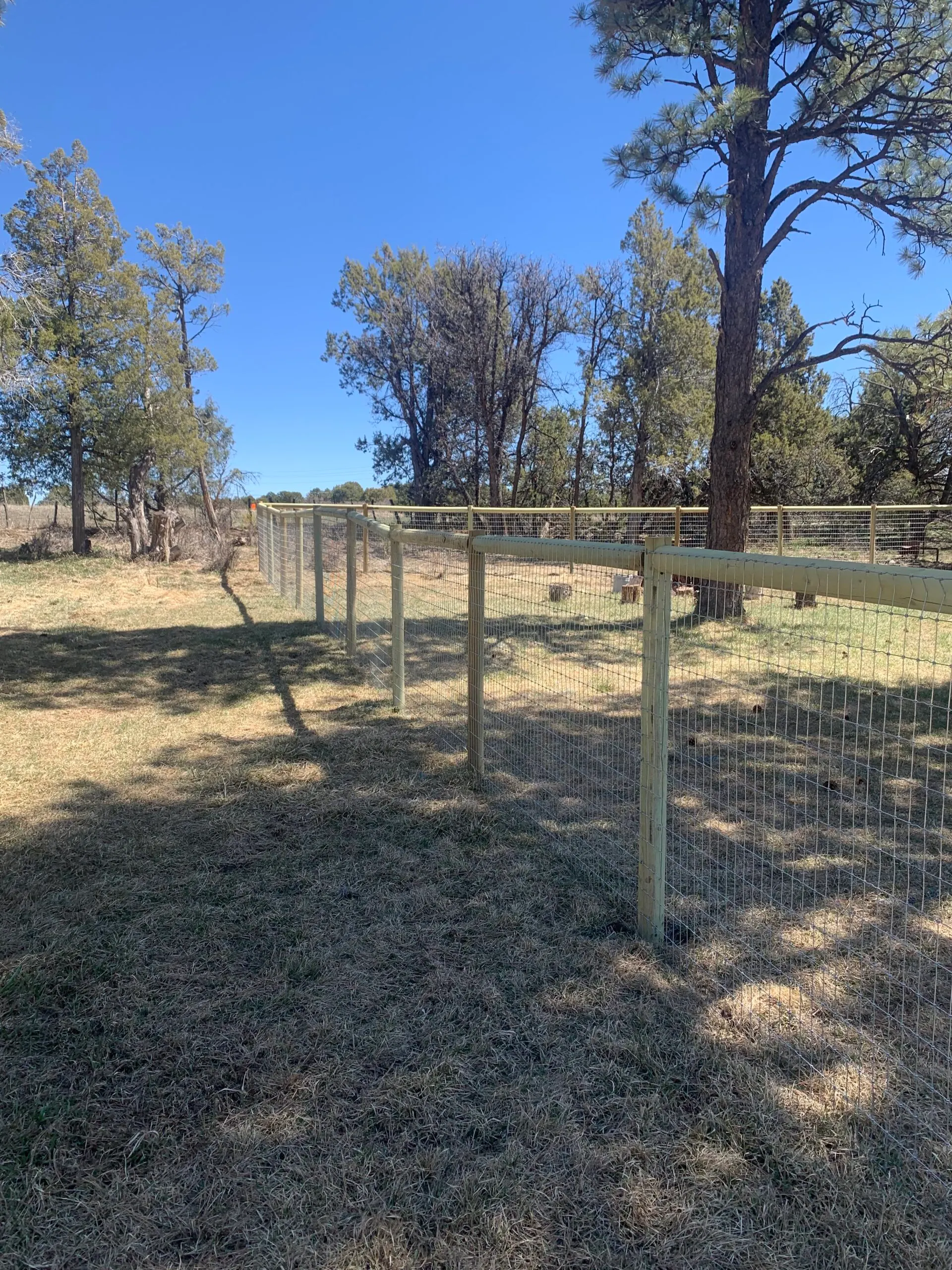 Wire Fence fence by AgriTek — installation example